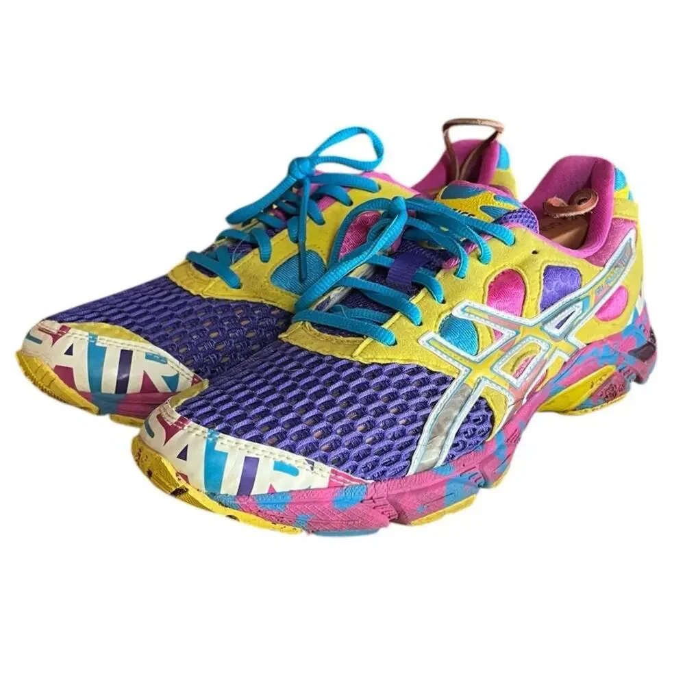 Women Asics Gel-Noosa Tri 7 T264N Synthetic Athletic Running Sneaker SZ 9.5 Blue - Picture 2 of 6